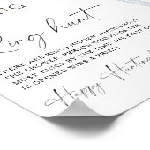 エスプレッソマルティーニブライダルシャワーリングや輪狩りゲーム ポスター (角)