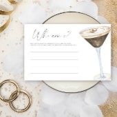 エスプレッソマルティーニブライダルシャワー誰が私のゲーム 便箋