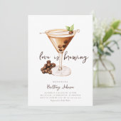 エスプレッソマルティーニブライダルシャワー 招待状 (スタンド正面)