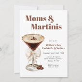 エスプレッソマルティーニマザーズデイカクテルパーティー 招待状 (正面)