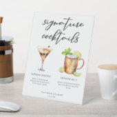 エスプレッソマルティーニモスクワムルカクテル結婚ズメニュー 台座サイン (インサイチュ)