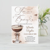 エスプレッソマルティーニラブイズブルーイングブライダルシャワー 招待状 (スタンド正面)