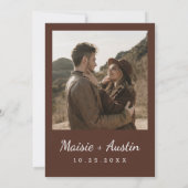 エスプレッソマルティーニラブイズブルーイングブライダルシャワー 招待状 (裏面)