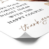 エスプレッソマルティーニ日付ナイトアイディア標識 ポスター (角)