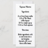 エスプレッソマルティーニ (裏面)