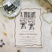 エスプレッソ予測できなマルティニTiniビット古い誕生日 招待状