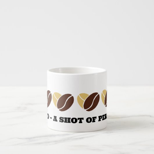 エスプレッソ完全無欠マグカップ、かわいいマグカップ エスプレッソカップ (正面)