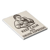 エスプレッソ書ブッダ ノートパッド (アングル)