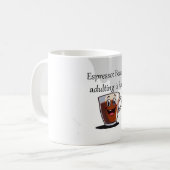 エスプレッソ生存 コーヒーマグカップ (正面左)