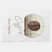 エスプレッソ用コーヒー豆及びレトロバリスタ キッチンタオル (横)