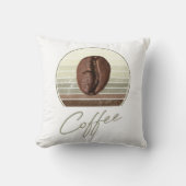 エスプレッソ用コーヒー豆及びレトロバリスタ クッション (正面)