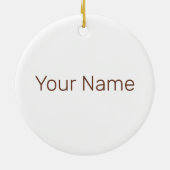 エスプレッソ用コーヒー豆及びレトロバリスタ セラミックオーナメント (裏面)