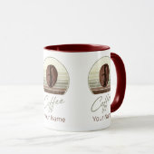 エスプレッソ用コーヒー豆及びレトロバリスタ マグカップ (正面右)