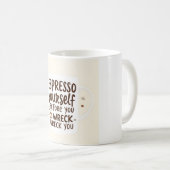 エスプレッソ自分おもしろいのコーヒーマグ コーヒーマグカップ (正面右)
