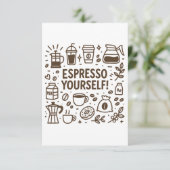 エスプレッソ自分で！ サンキューカード (スタンド正面)