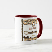 エスプレッソ自分、愛するコーヒーは私の贈り物 マグカップ (正面右)