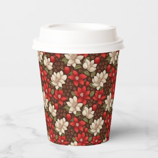 エスプレッソ開花 紙コップ (正面)