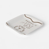 エスプレッソ | マティーニ | カクテル誕生日 ペーパープレート (傾斜あり)