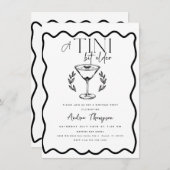 エスプレッソ | マティーニ | カクテル誕生日 招待状 (正面/裏面)