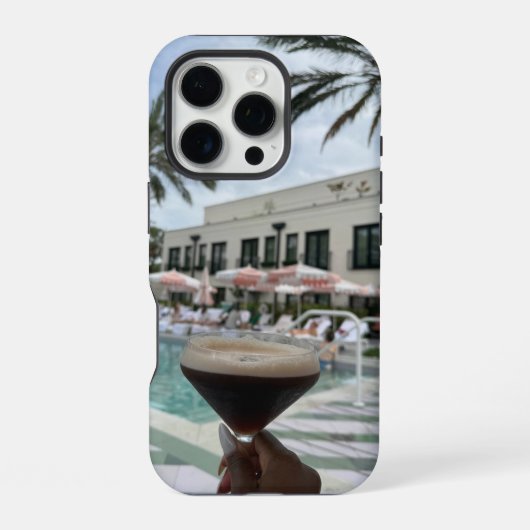 エスプレッソ マティーニ スマホケース iPhoneケース (裏面)
