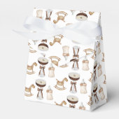 エスプレッソ・マルティニの赤ちゃんシャワーの途中のTiniの1 フェイバーボックス (正面サイド)