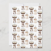 エスプレッソ・マルティニの赤ちゃんシャワーの途中のTiniの1 招待状 (裏面)