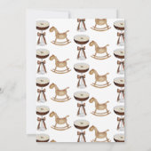 エスプレッソ・マルティニの赤ちゃんシャワーの途中のTiniの1 招待状 (裏面)