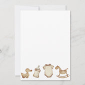 エスプレッソ・マルティニの赤ちゃんシャワーの途中のTiniの1 招待状 (裏面)