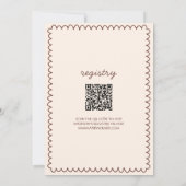 エスプレッソ・マルティニの赤ちゃんシャワーの途中のTiniの1 招待状 (裏面)