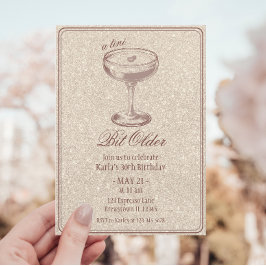 エスプレッソ・マルティニは古いグラム30歳の誕生日 招待状