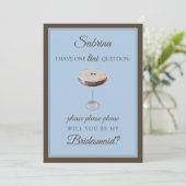 エスプレッソ・マルティーニお願いブライドメイド提案 カード (スタンド正面)
