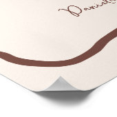 エスプレッソ・マルティーニ手描きバチェロレッテの支持 ポスター (角)