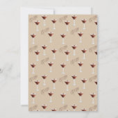 エスプレッソ・マルティーニ「ティニは少し古い」誕生日 招待状 (裏面)