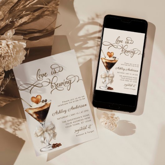 エスプレッソ・マルティーニ・ラブが醸造している 招待状