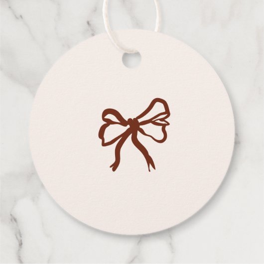 エスプレッソ・マルティーニ・ラブ醸造中ブライダルありがとう フェイバータグ (裏面)