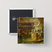 エスプレッソ 缶バッジ (正面&裏面)