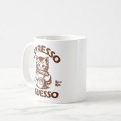 エスプレッソIゲッソKitten Coffer コーヒーマグカップ (正面左)
