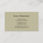 エスプレッビクトリアンソ名刺 名刺 (裏面)