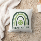 エスペランザクローバーボホーレインボー クッション (ブランケット)