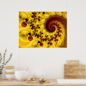 エスペランザ抽象芸術アート ポスター (キッチン)