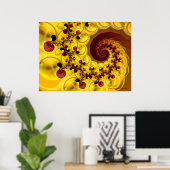 エスペランザ抽象芸術アート ポスター (ホームオフィス)