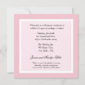 エスペランザ ローズ 25周年 招待状 (裏面)