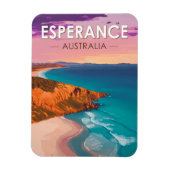エスペランスオーストラリアトラベルアートヴィンテージ マグネット (縦)