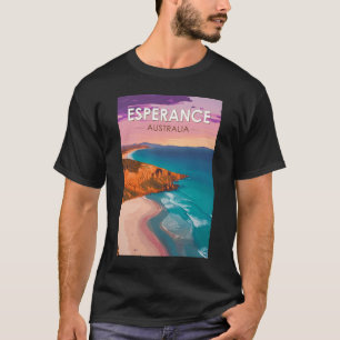 エスペランスオーストラリアトラベルアートヴィンテージ Tシャツ