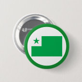 エスペラントの旗、 缶バッジ (正面&裏面)