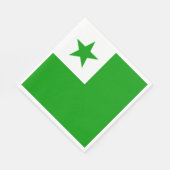 エスペラント国旗 スタンダードランチョンナプキン (角)