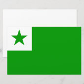 エスペラント国旗 便箋 (正面/裏面)