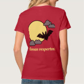 エスペラント語: Bonan vesperton! Tシャツ (裏面)
