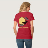 エスペラント語: Bonan vesperton! Tシャツ (裏面フル)