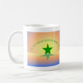 エスペラント: ちょうど始めのマグ コーヒーマグカップ (左)